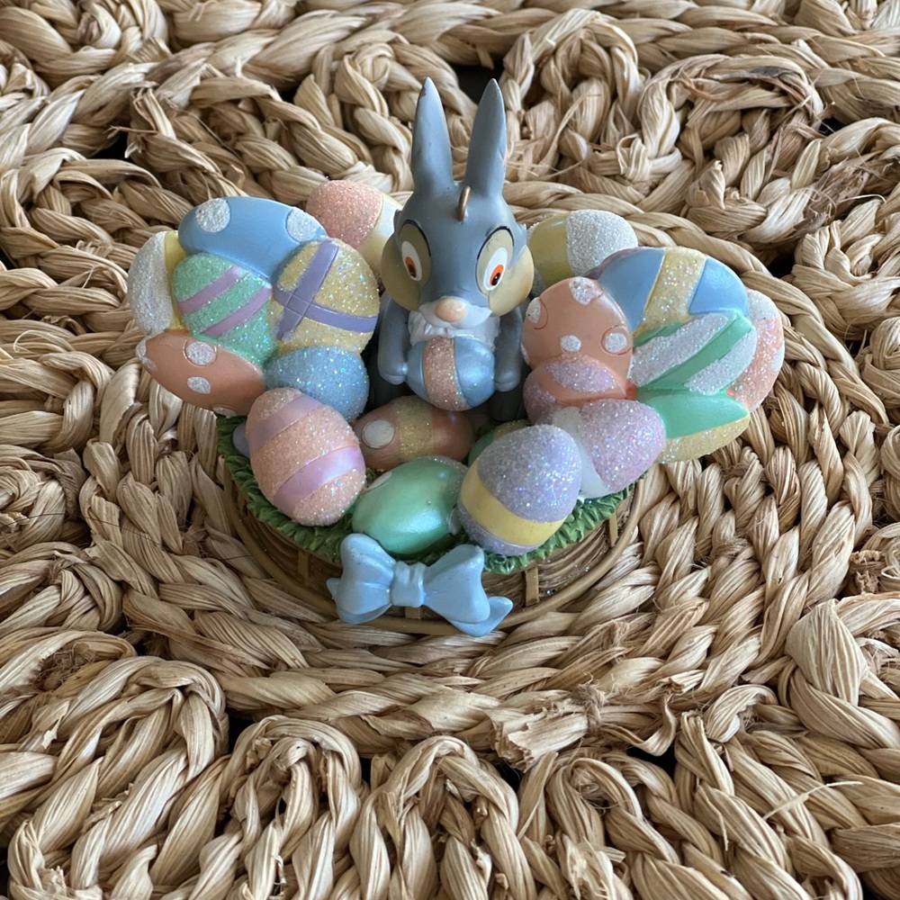 Disney Parks Thumper Easter Eggs Ears Hat Ornament NEW LE NUMBERED RETIRED.
